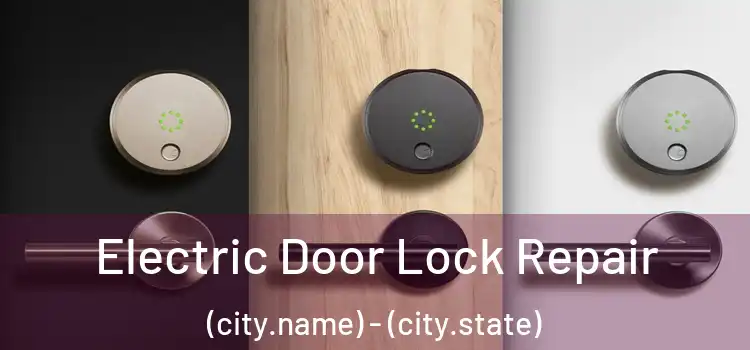 Electric Door Lock Repair (city.name) - (city.state)